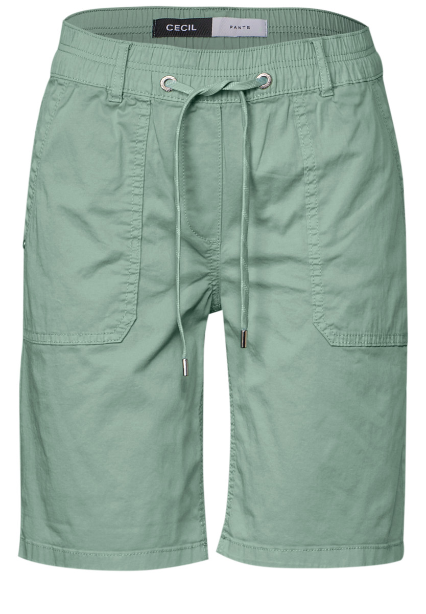 Damen Shorts Twill Washed-Look