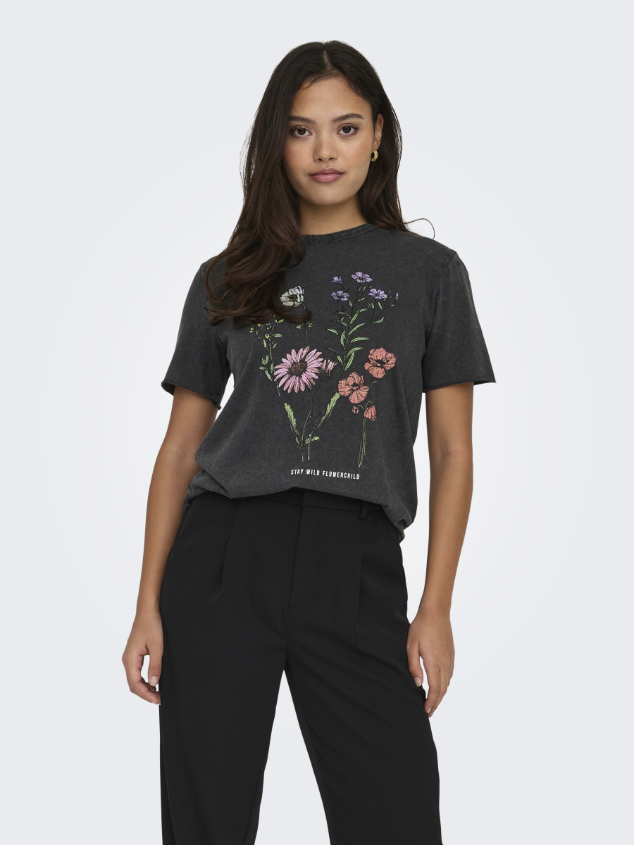 Damen  T-Shirt ONLLUCY LIFE