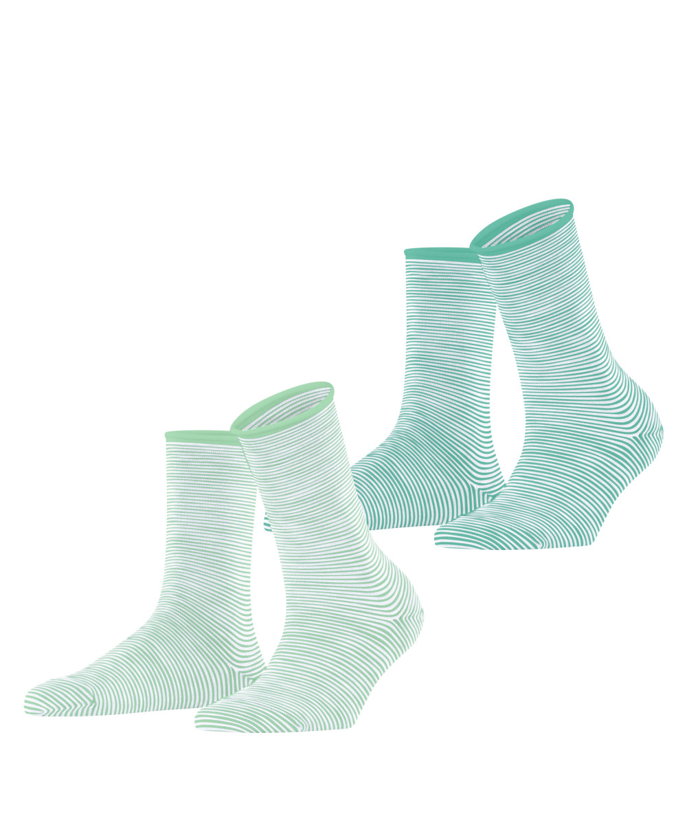 Damen Socken Allover Stripe 2-Pack