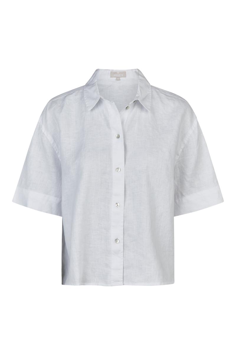 Leinenbluse Kurzarm