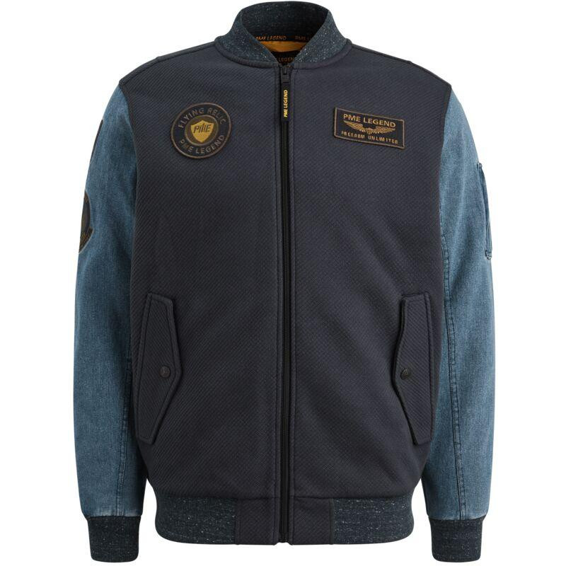 Herren Hybridjacke mit Badges