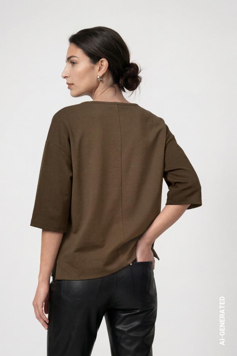 Damen Sweatshirt Mit Schmuckdetail