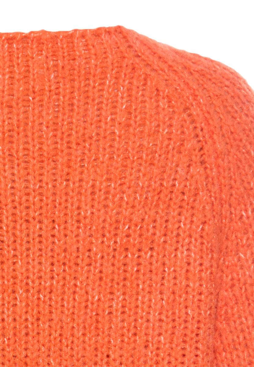 Damen Strickpullover mit weiten Ärmeln