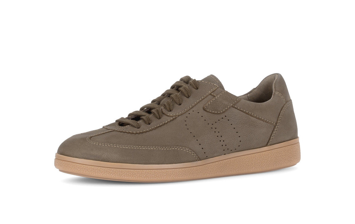 Herren Sneaker low Rauleder grün