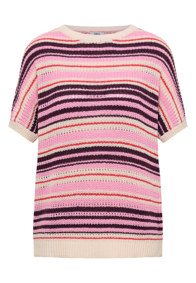 Damen Kurzarm Pullover
