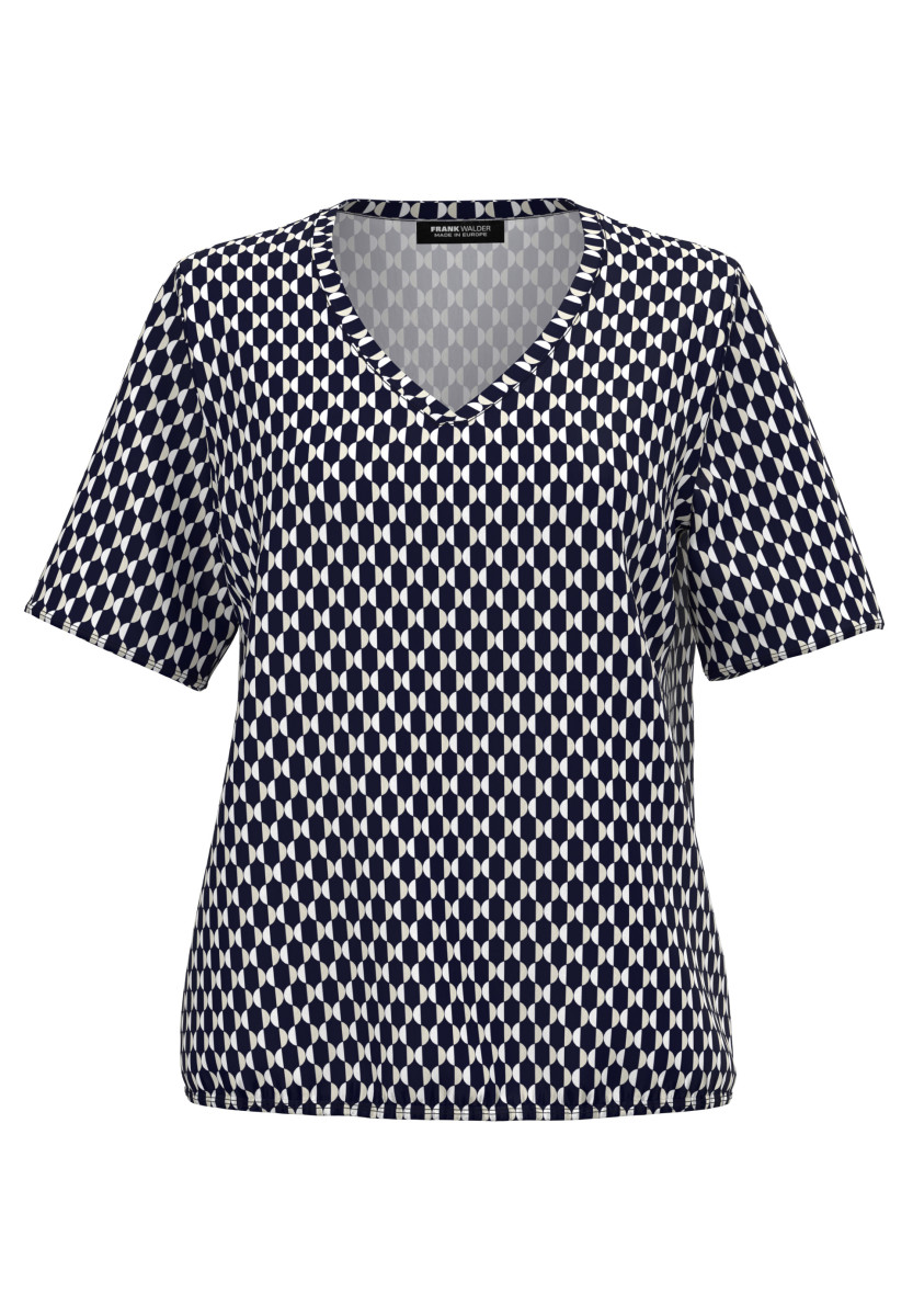 Damen Shirt mit graphischem Blickfangprint