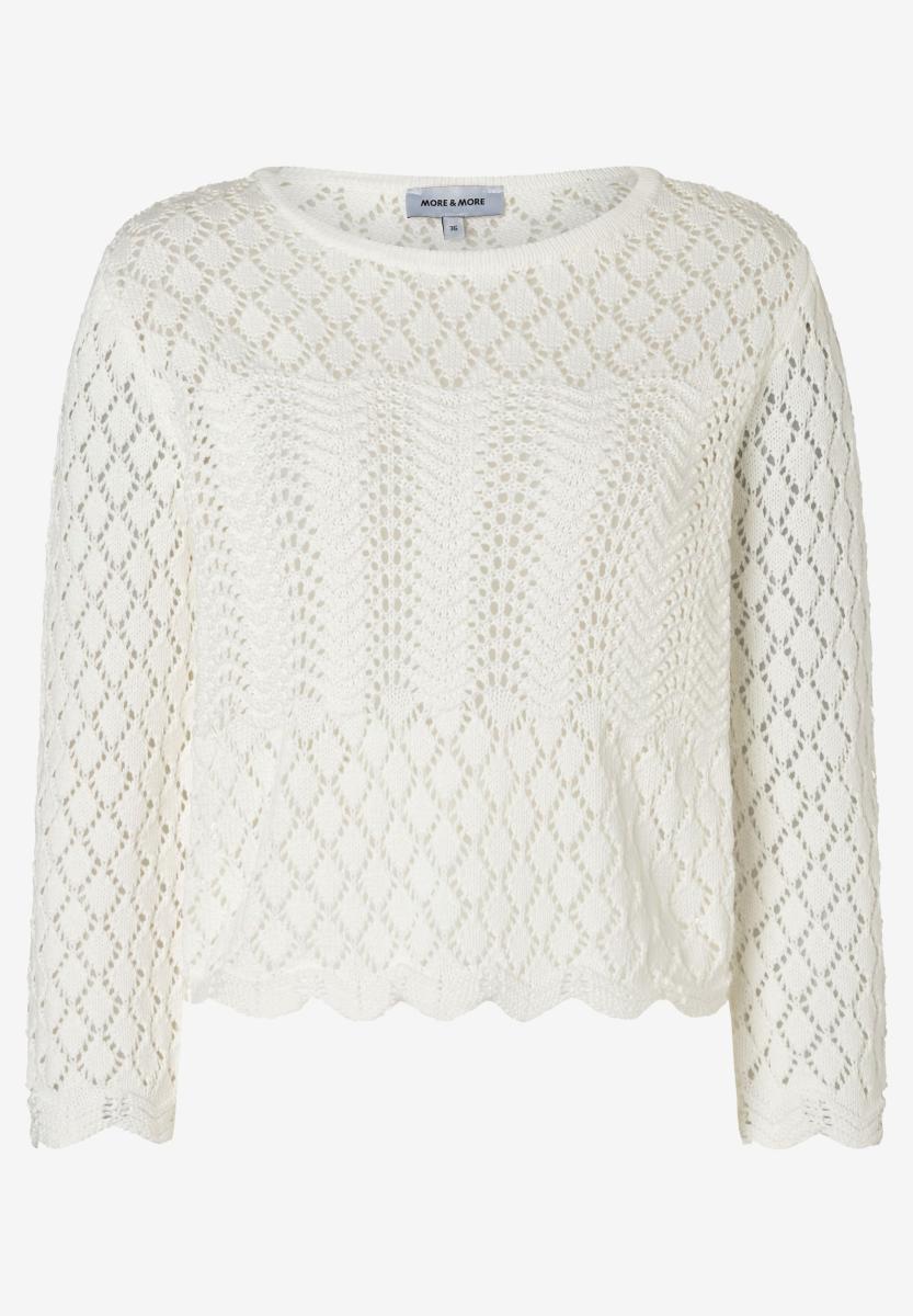 Damen Ajour-Pullover