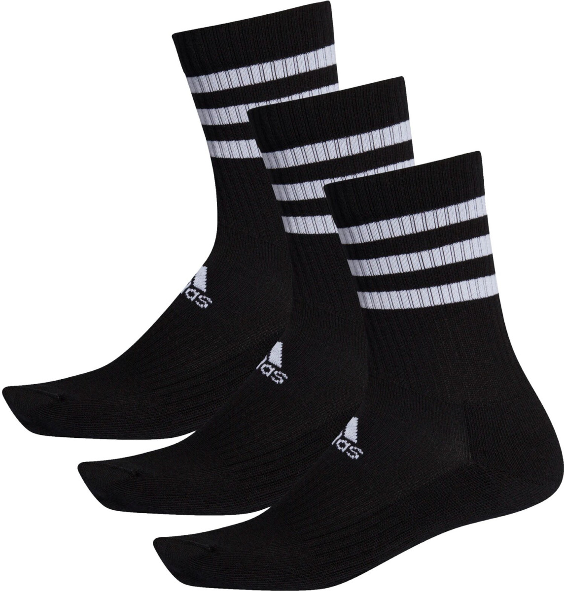 adidas 3-Streifen Cushioned Crew Socken, 3 Paar