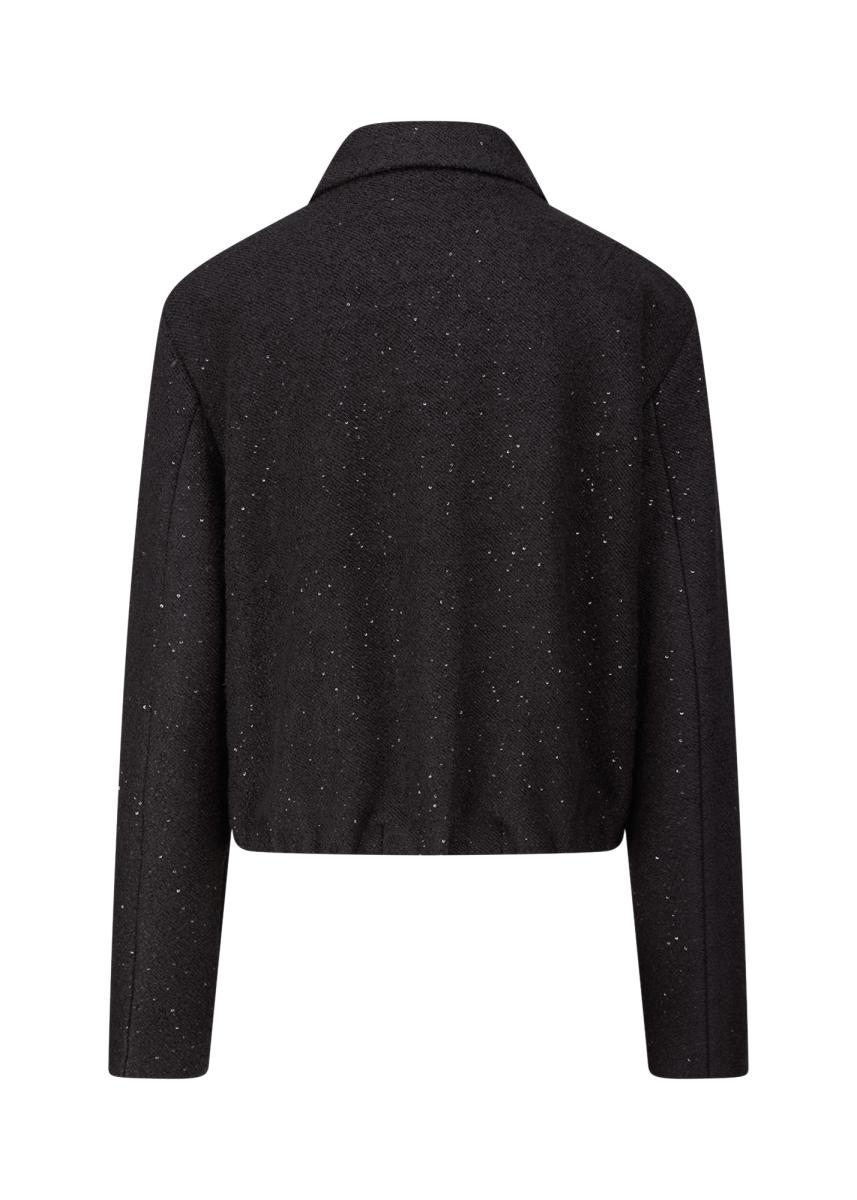 Damen Kurzjacke mit Pailletten