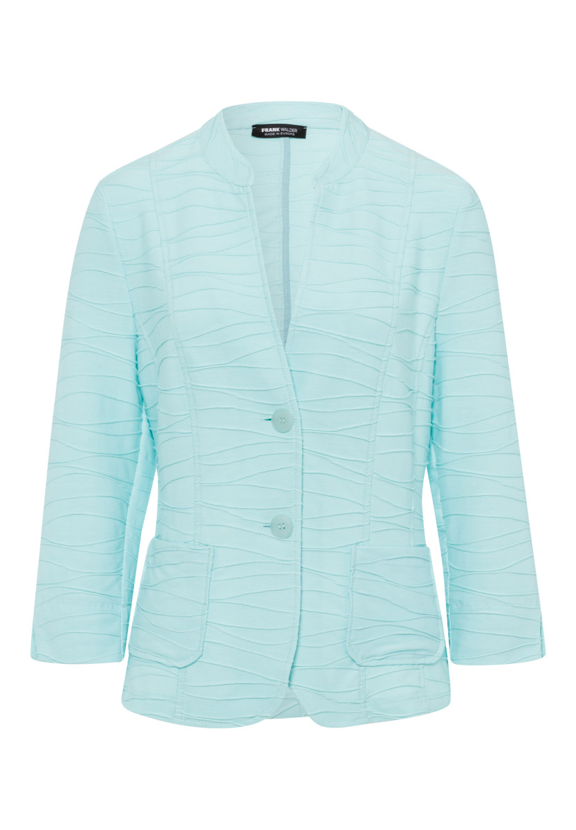 Blazer aus Wellenjersey