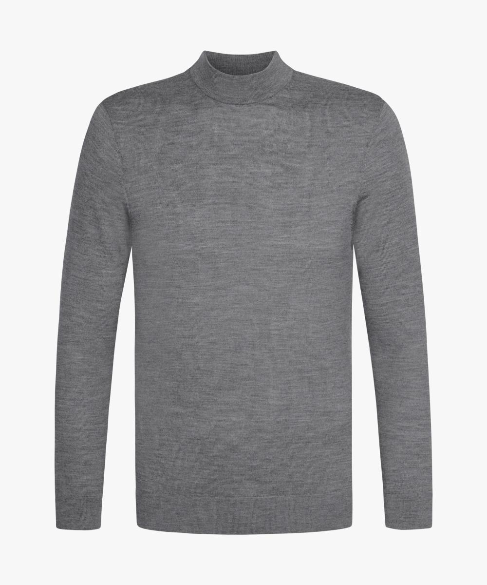Herren Stehkragen-Pullover aus Merino