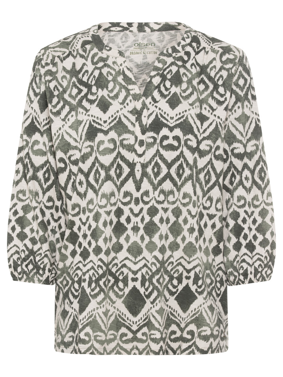 Tunika mit Ornament-Print