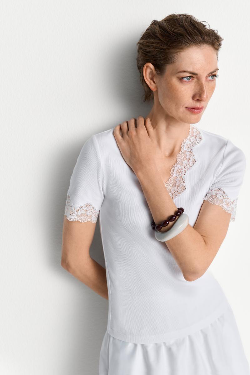 Damen Rippshirt