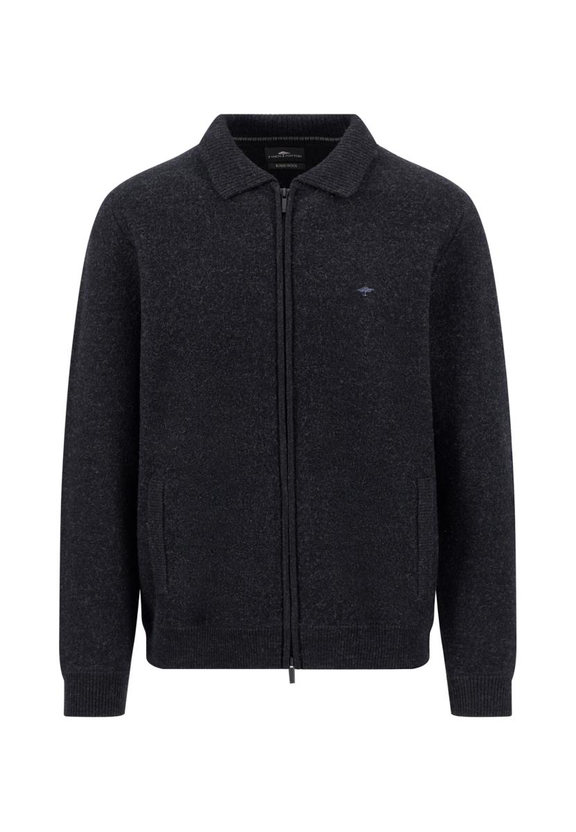 Herren Woll-Strickjacke