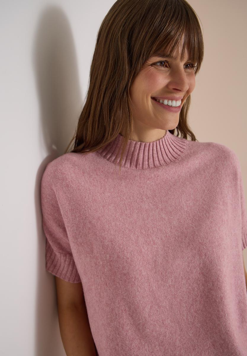 Damen Dolman Pullover mit Turtle Neck