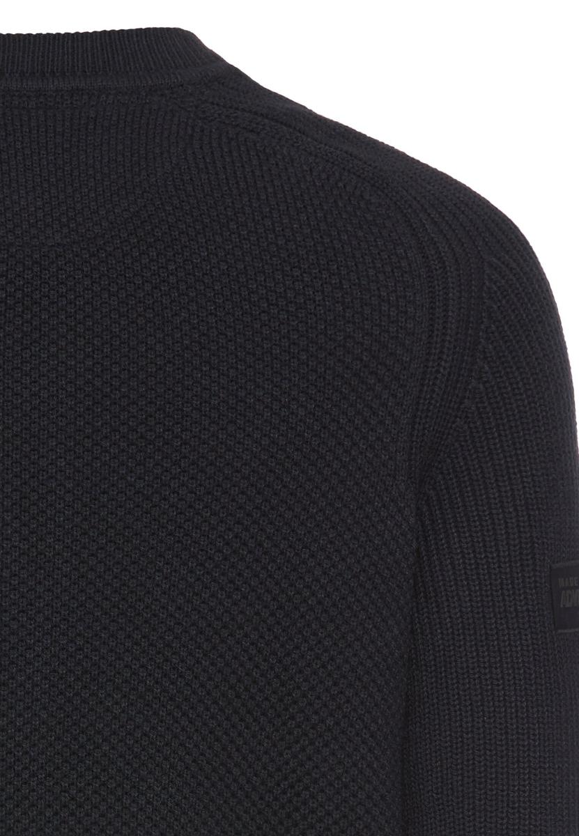 Herren Strickjacke mit Bomberkragen