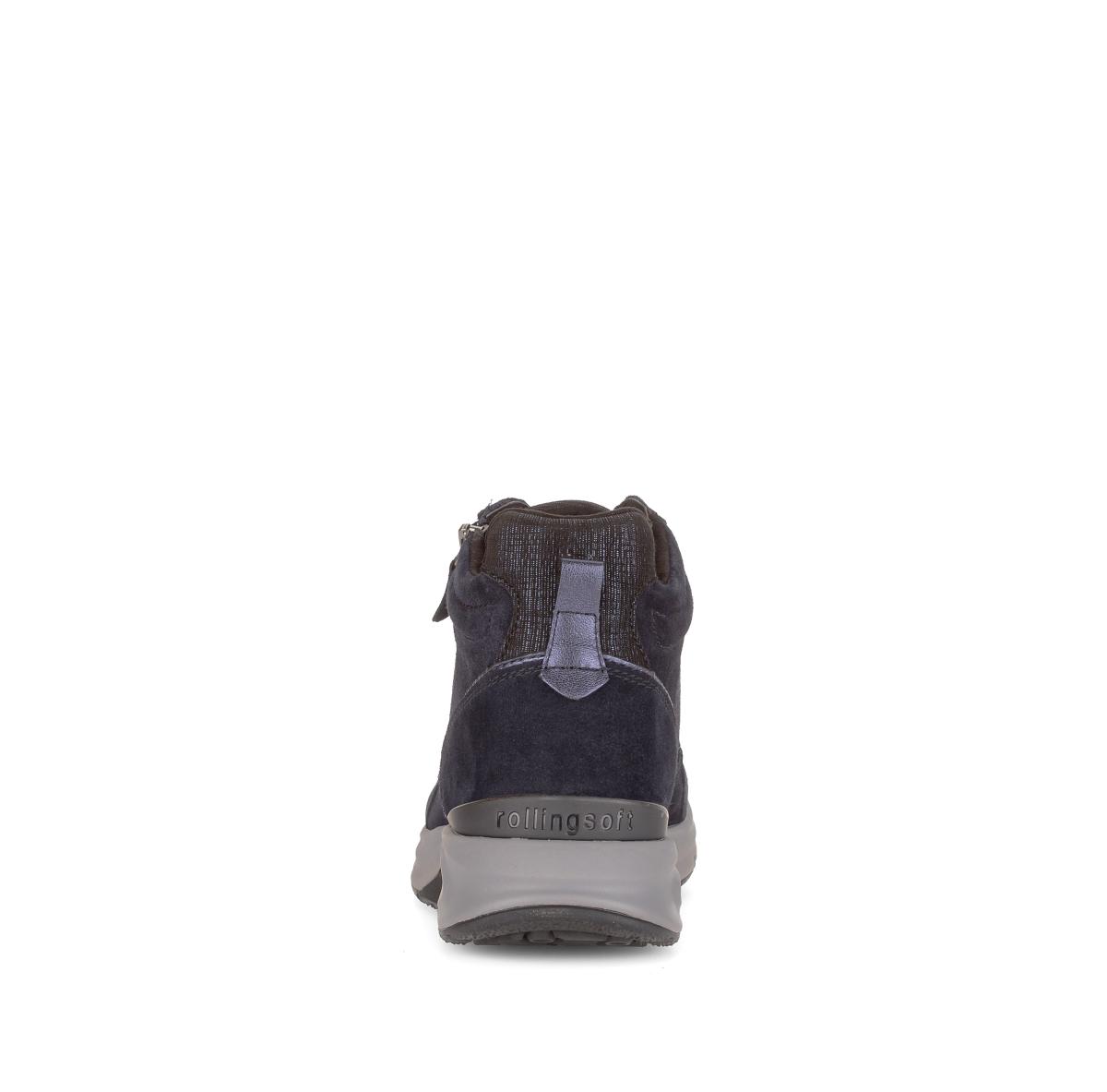 Damen Schnürstiefeletten Rauleder