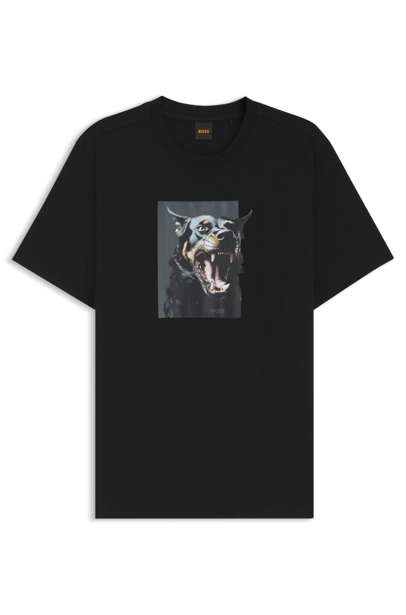 Herren T-Shirt Te_Dobermann