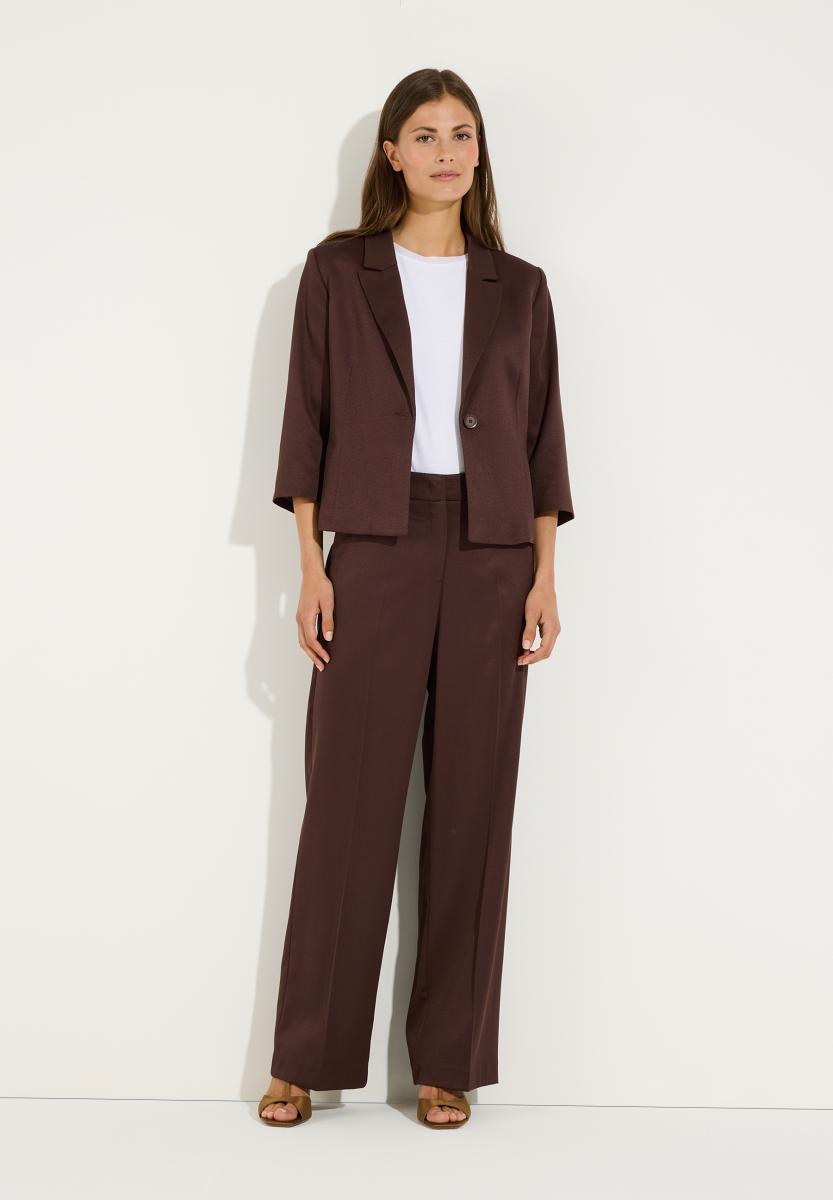 Blazer mit Rips-Struktur