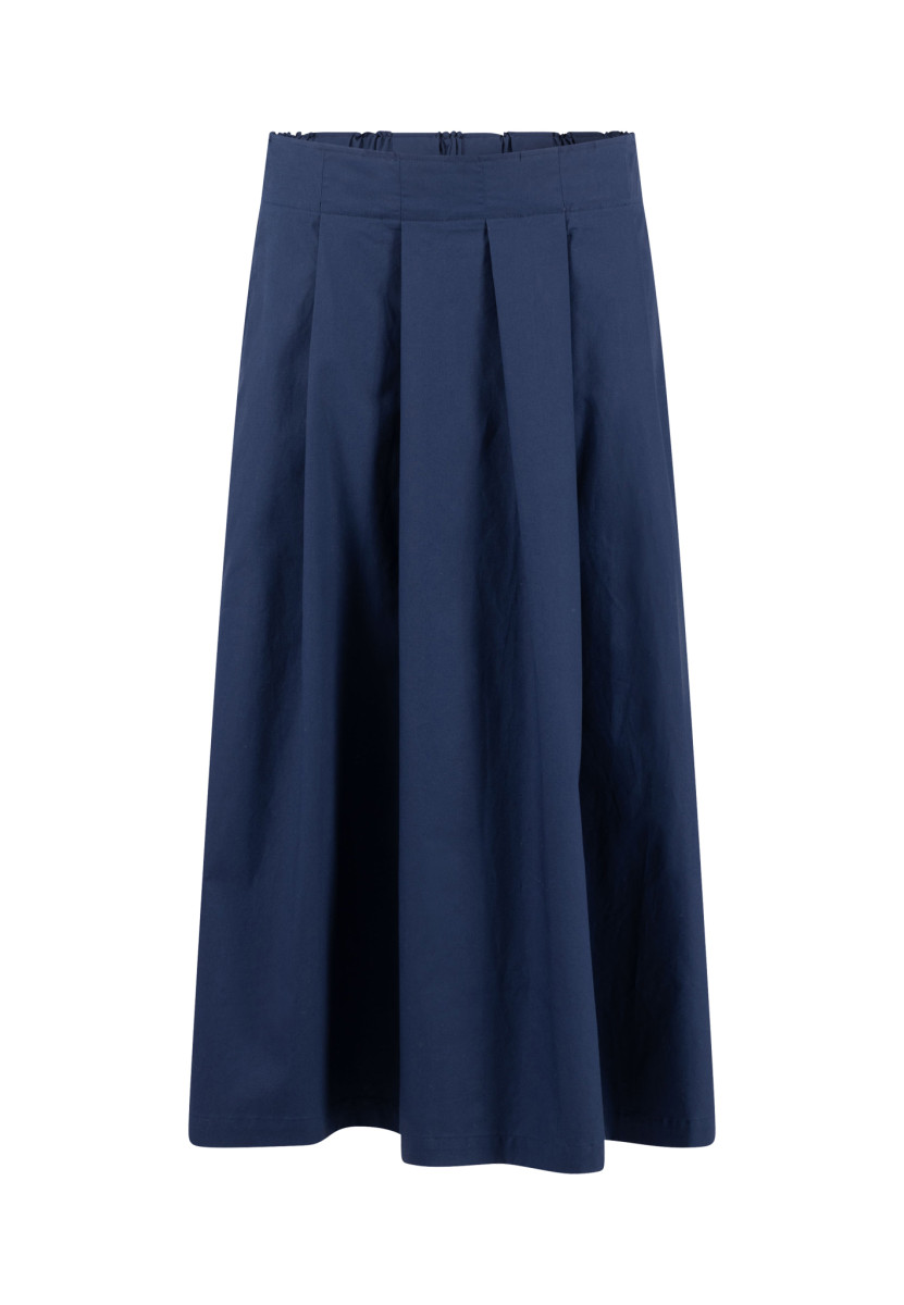 Rock mit Falten und elastischem Bund