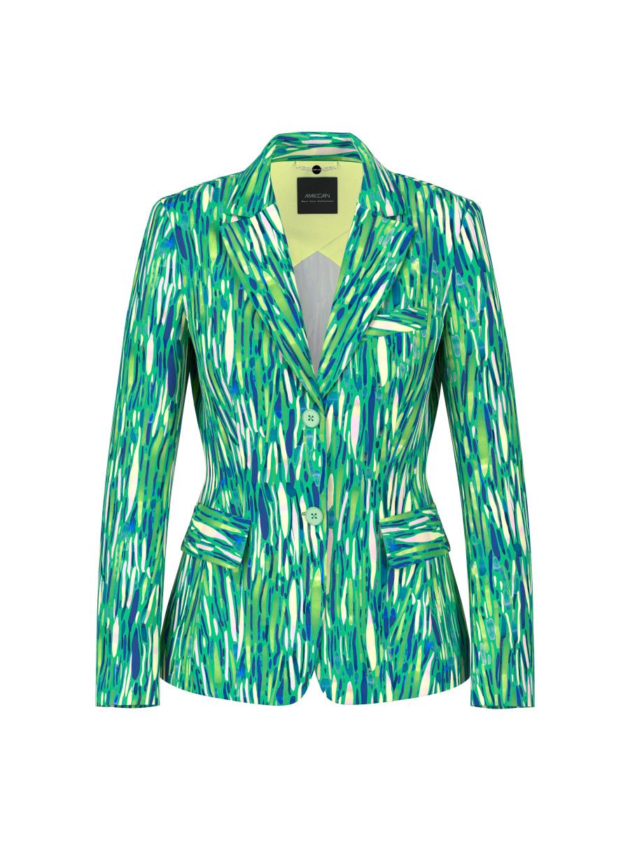 Damen Zweiknopfblazer aus Scubajersey