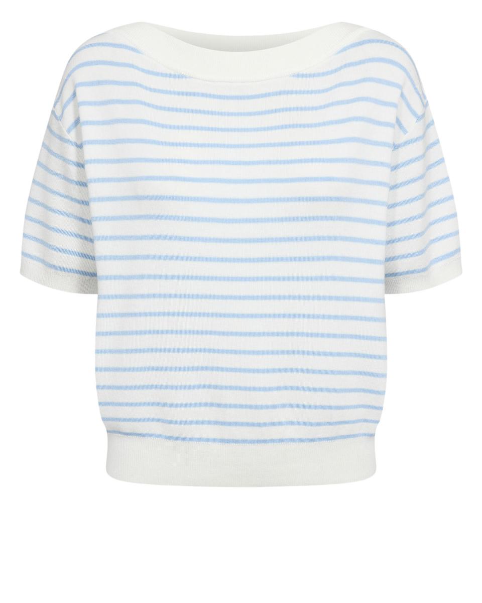 Damen Kurzarm-Pullover Nusillio