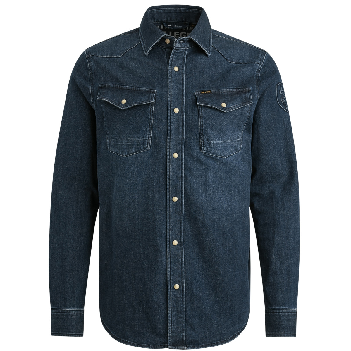 Herren Jeanshemd