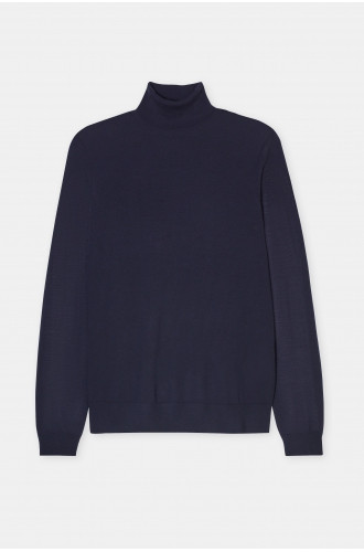 Herren Rollkragenpullover aus Bio-Wolle