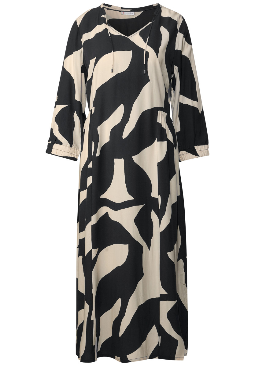 Midi-Kleid Gemustert