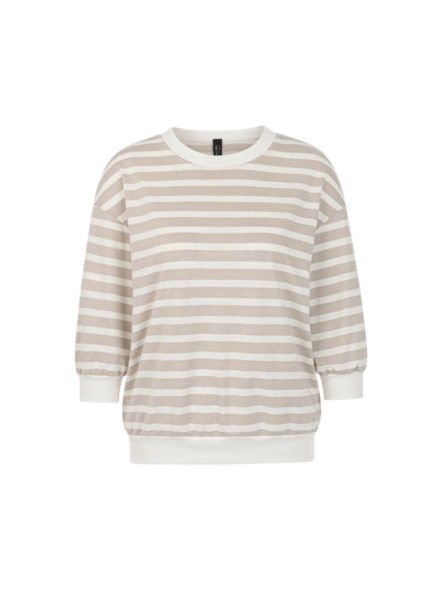 Damen Shirt mit Lurex-Ringeln