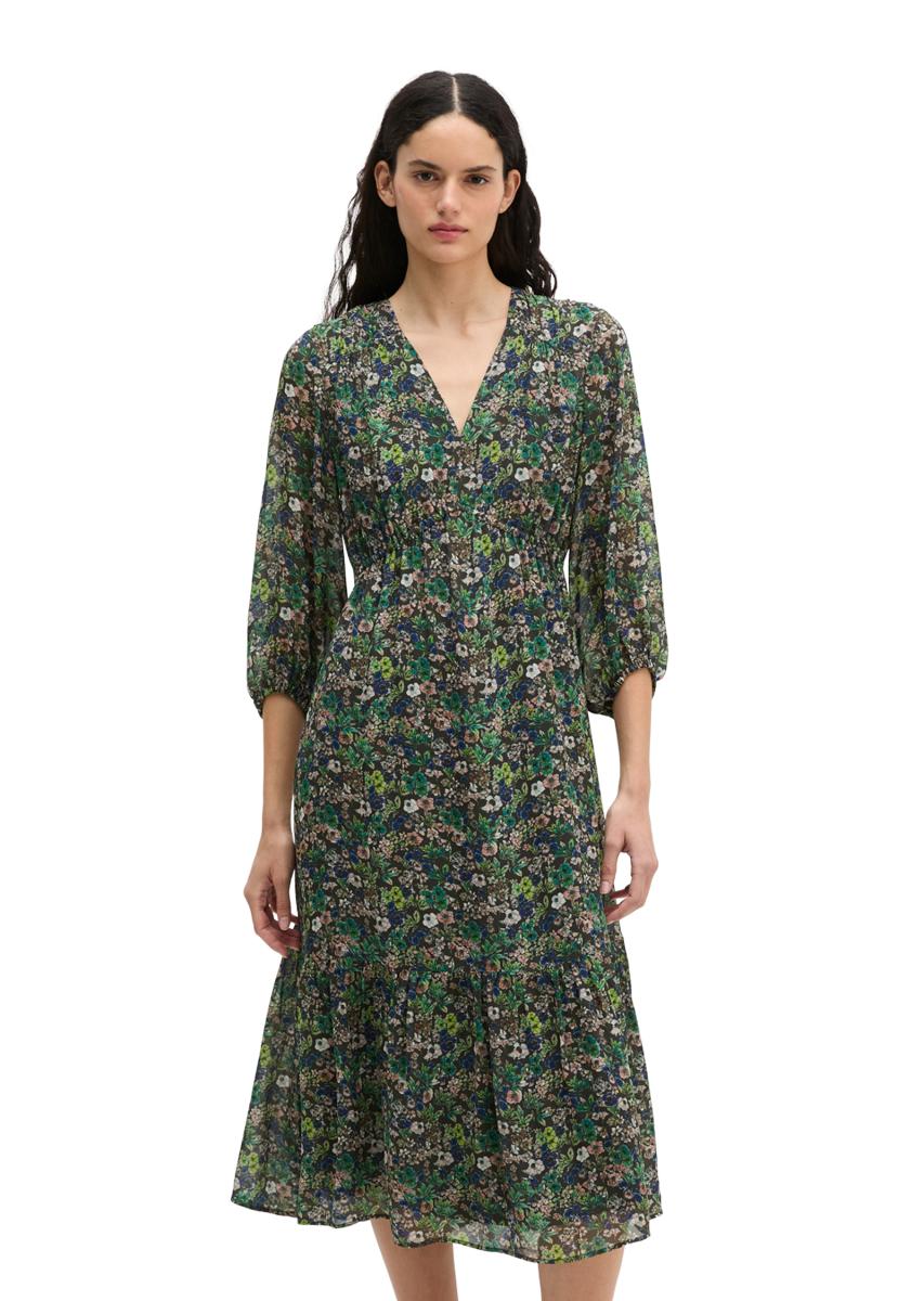 Print-Kleid flared