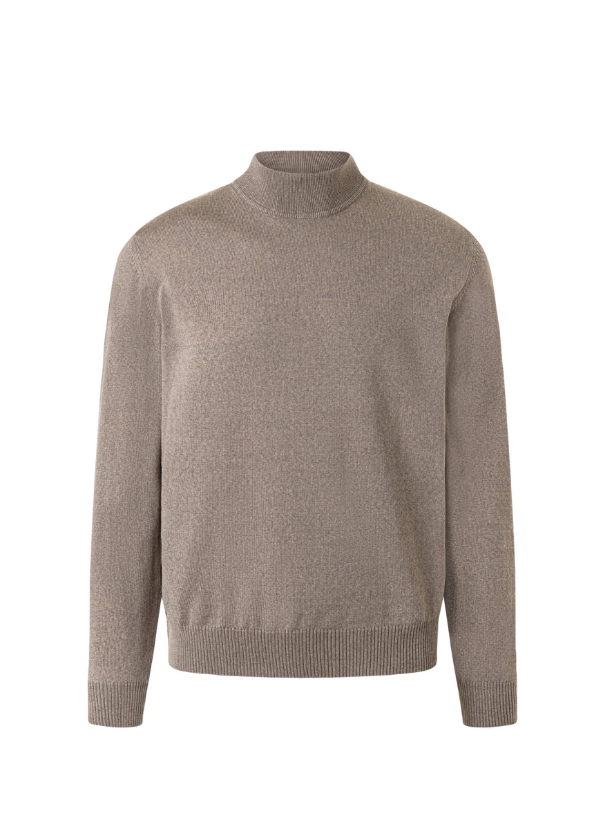 Herren Stehkragen-Pullover Superwash