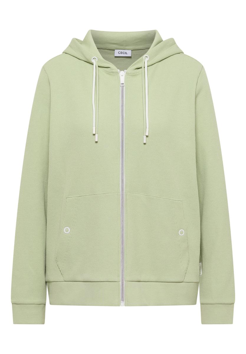 Damen Sweatjacke Mit Kapuze