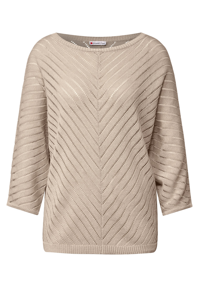 Damen Strukturpullover