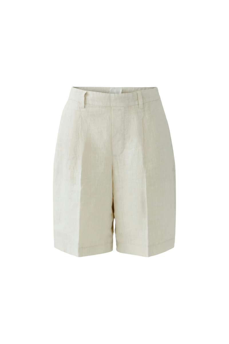 Damen Leinen-Bermuda