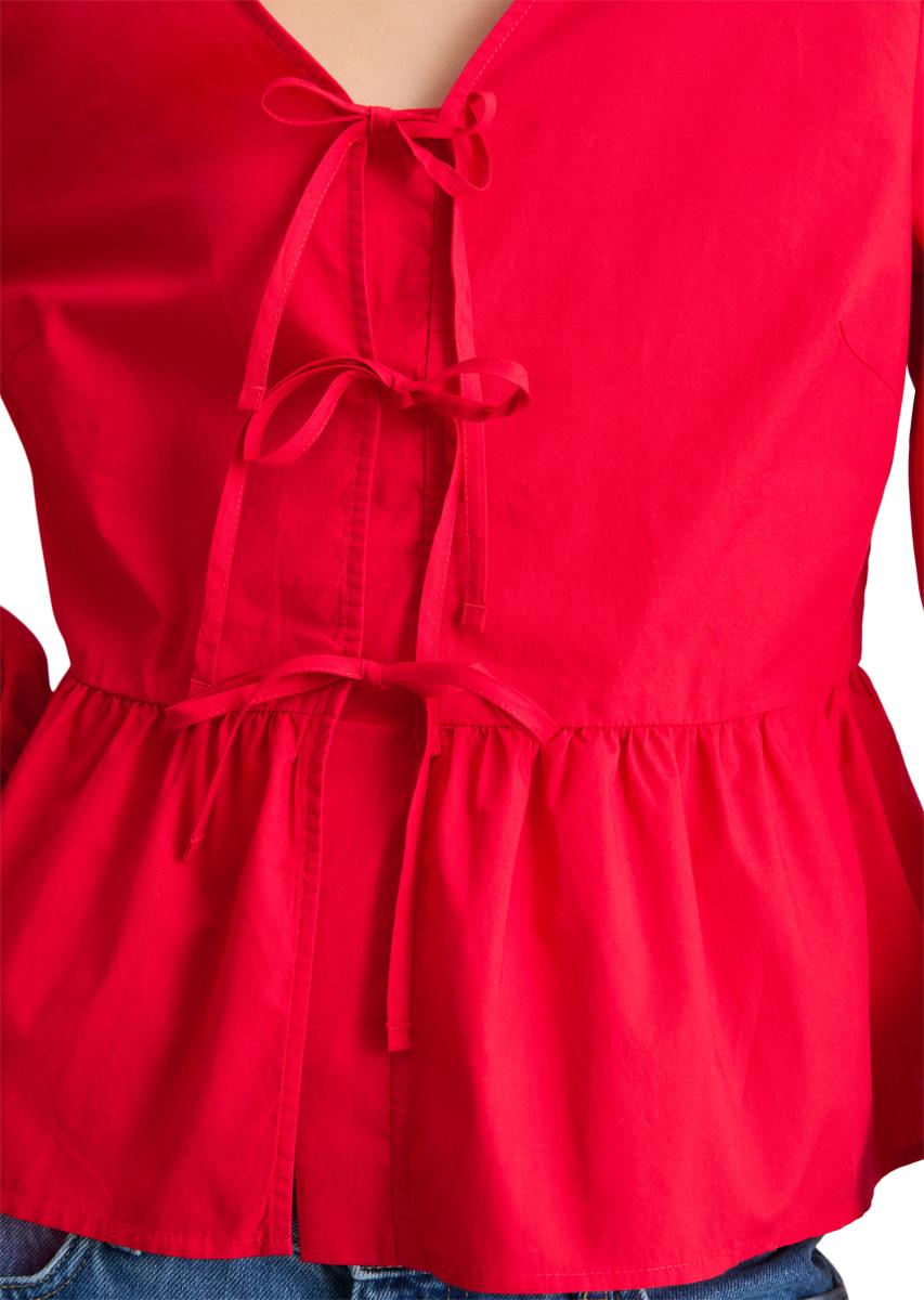 Bluse Schleifenbluse