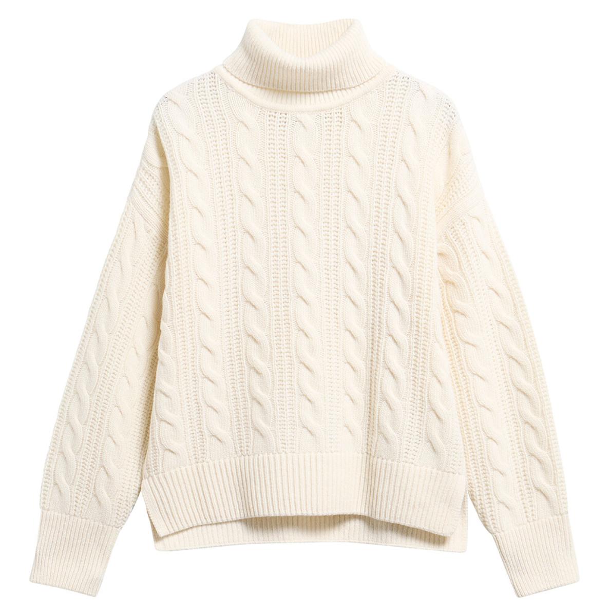 Damen  Rollkragenpullover Agatha Wool