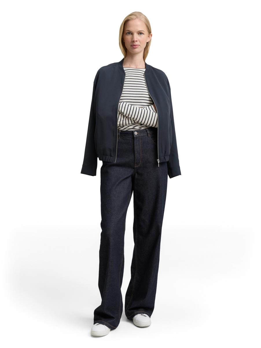 Damen Langarmshirt mit Streifenmuster