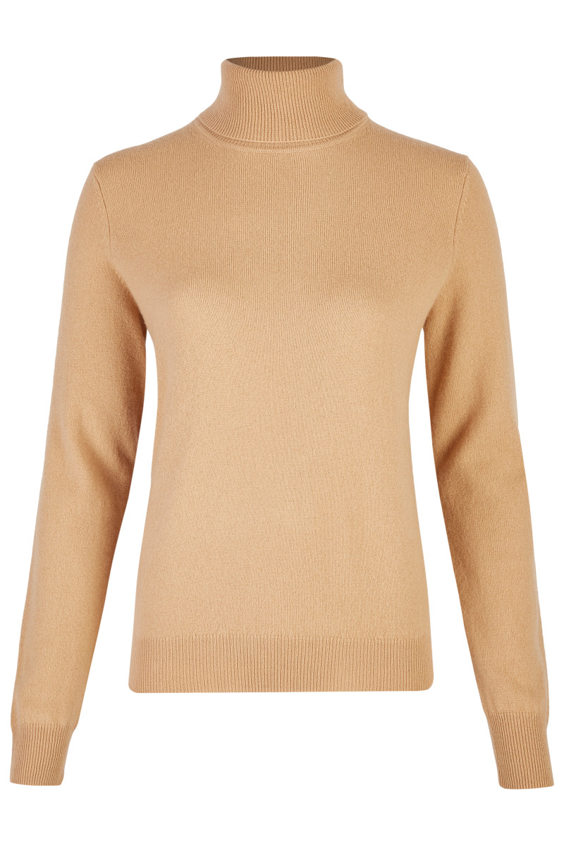 Damen Cashmere Pullover Rollkragen