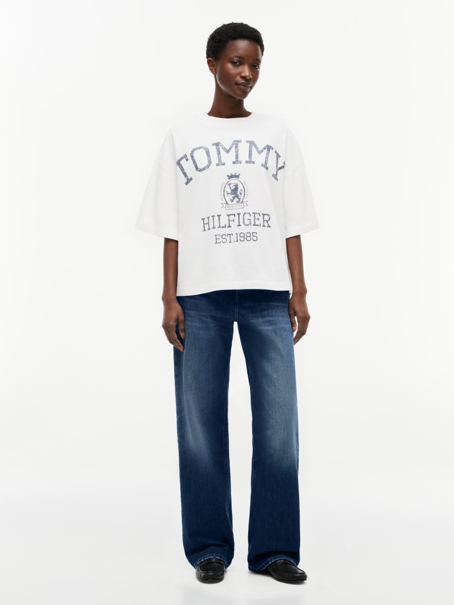 Damen T-Shirt Varsity Crest RLX