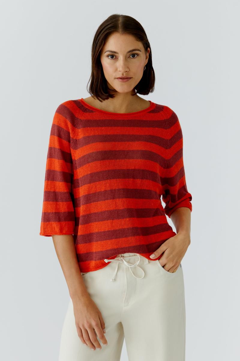 Damen Leinen-Pullover