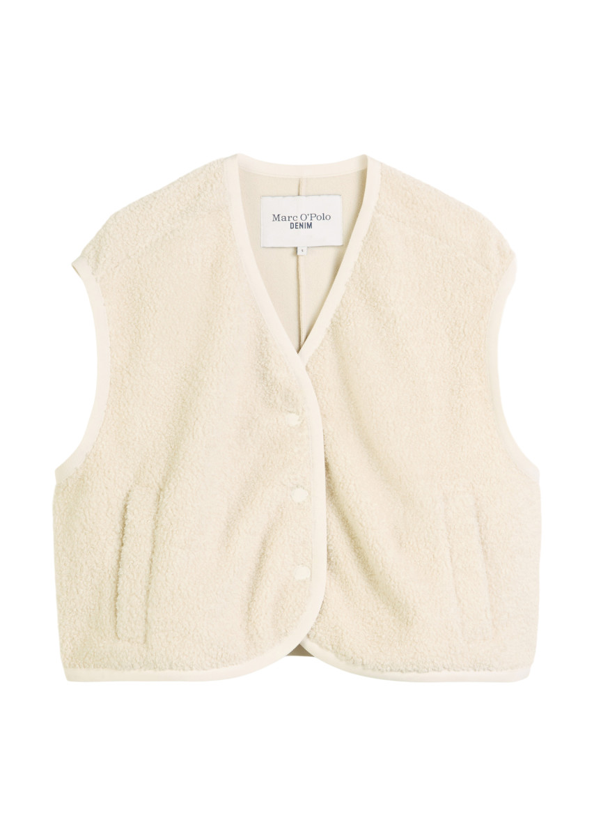 Damen Curly-Sweatweste