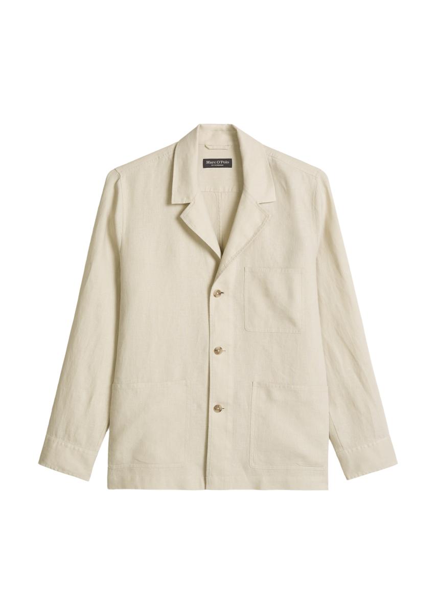 Herren Leinen-Overshirt