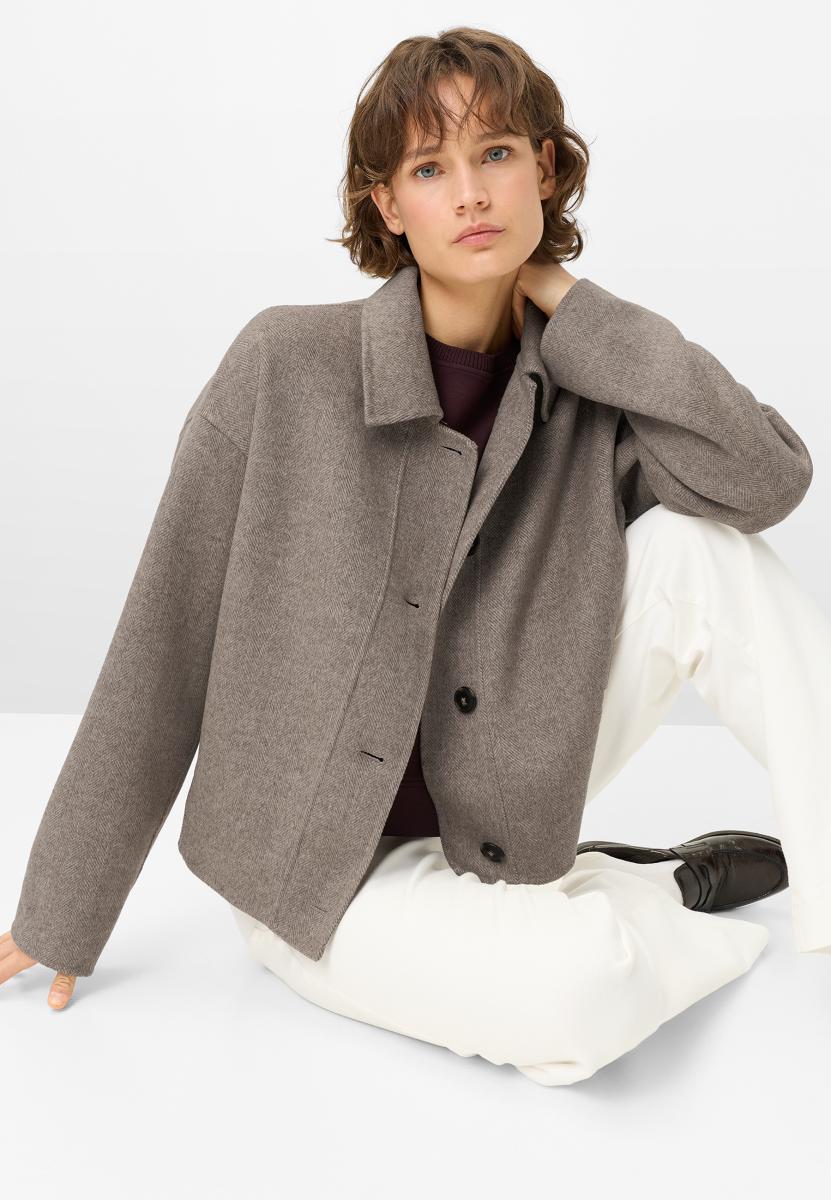 Damen Jacke Double Face