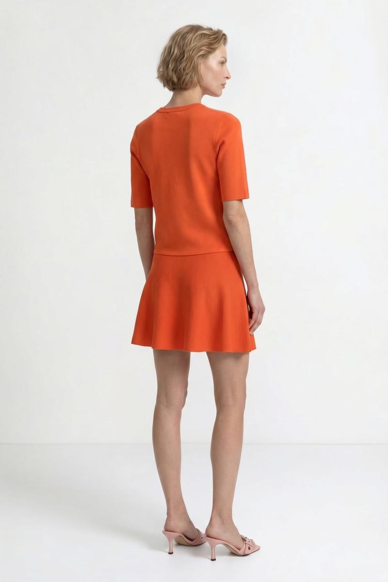 Damen Kurzarm-Pullover