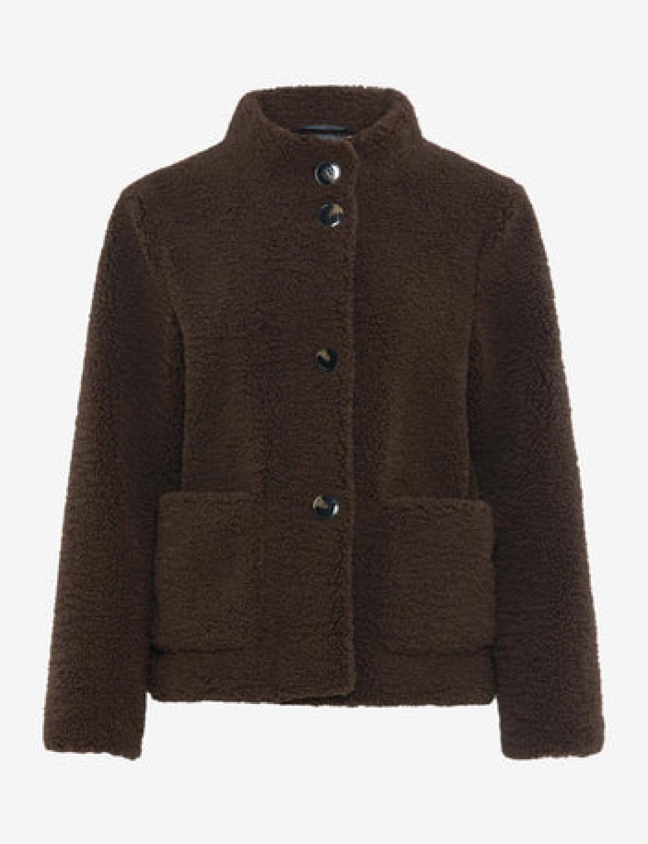 Damen Webpelzjacke