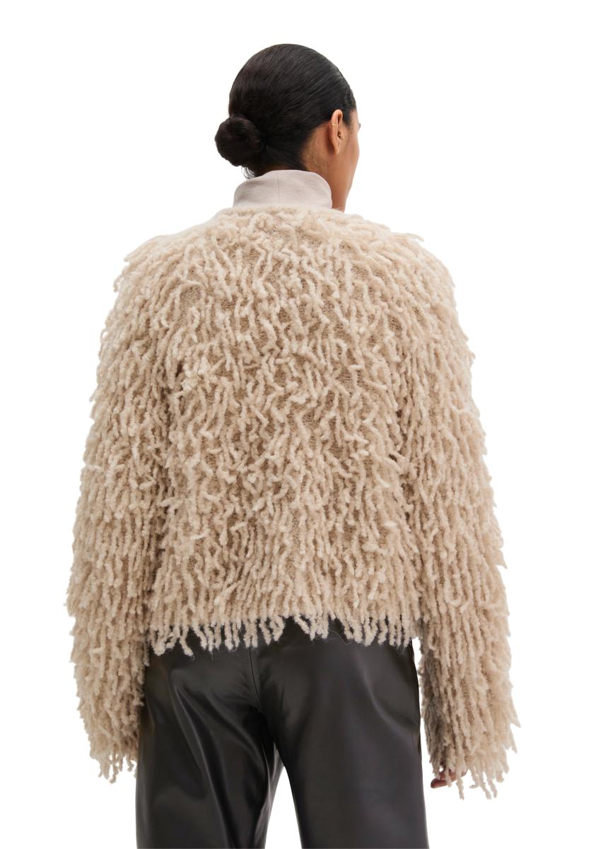 Damen Fransen-Cardigan