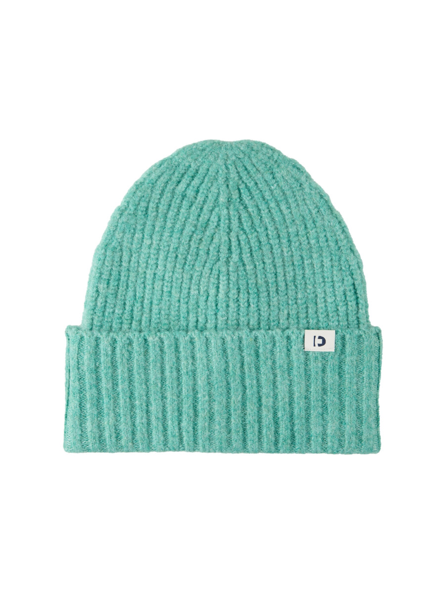 Damen Beanie Mütze Gerippt