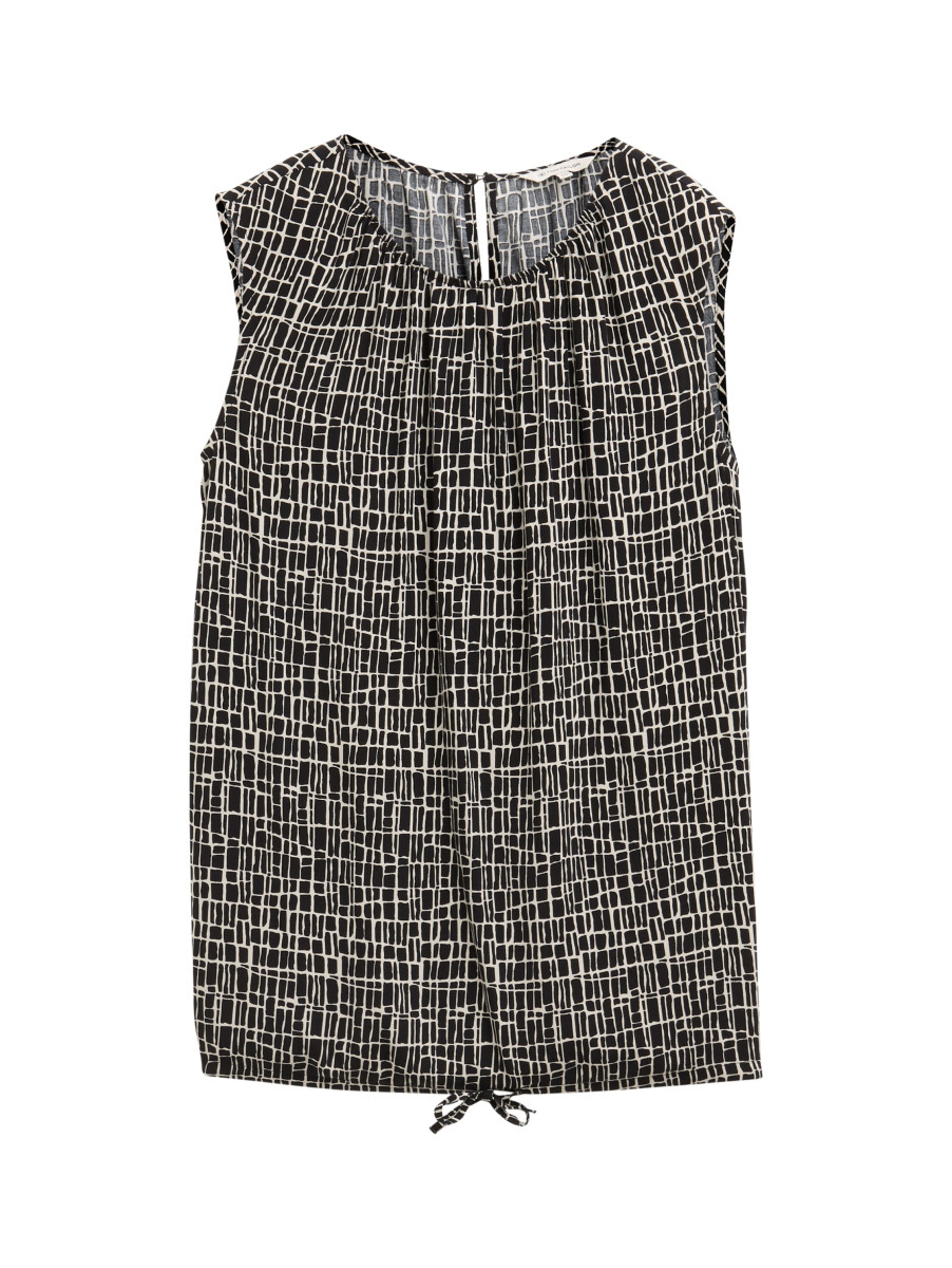 Bluse mit Kordelzug