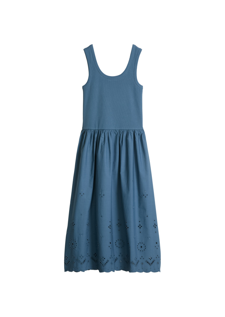 Kleid mit Spitzenrock